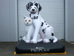 Aufblasbare Dekoration Bühnendeko Veranstaltungsdeko Werbedisplays Werbeartikel Messedeko Figur Tiere XXL Katze Hund
