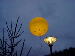 Fesselballon Heliumballon Zeppelin blimp Riesenballon Leuchtballon Calw 2