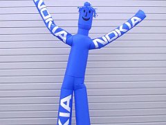 Lufttänzer Airdancer Skydancer Skyguy Flyguy aufblasbare Figur Nokia