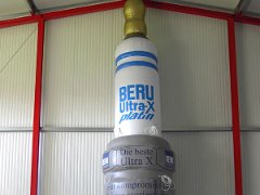 Aufblasbare Produktnachbildung Zündkerze Werbedisplay Messedisplay Flasche Dose