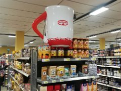 Aufblasbares Werbedisplay Werbeartikel POS Produktnachbildung Aufblasartikel Deko Flasche Krüger Cappucino