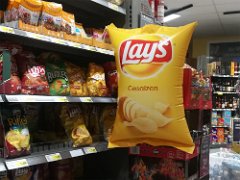 Aufblasbares Werbedisplay Werbeartikel POS Produktnachbildung Aufblasartikel Deko Flasche Verpackung chips Lays