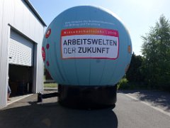Rundballon Ball XXL Riesenballon Kaltluftballon aufblasbares Werbedisplay Werbeballon Standballon Dachballon Schiff9