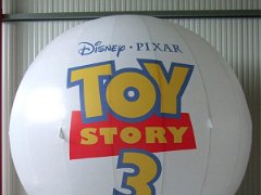 Rundballon Ball XXL Riesenballon Kaltluftballon aufblasbares Werbedisplay Werbeballon Standballon Dachballon Toy Story 3m